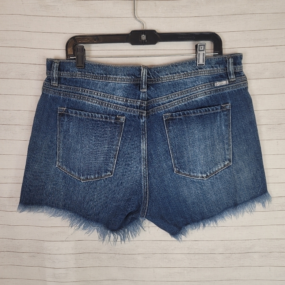 Kancan For Maurices Button Front Cut Off Distress… - image 6